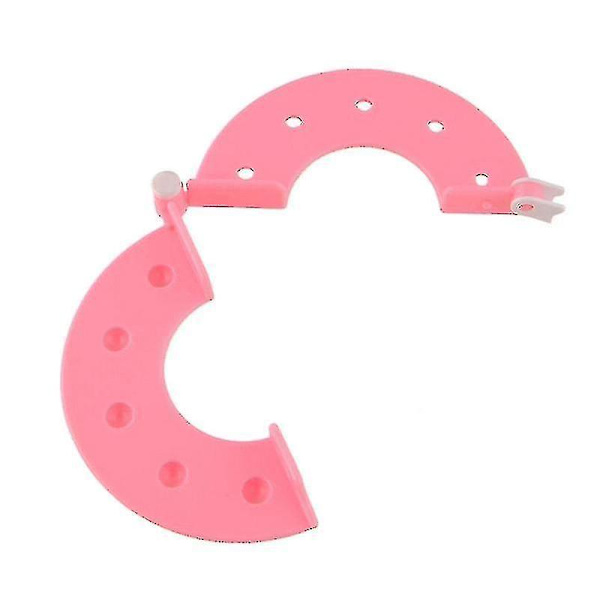 8 st Pompom Maker Kit Stickning Hantverk Olika Storlekar Plyschboll Tillverkningsverktyg