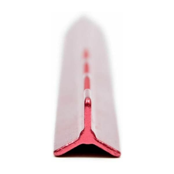 10 st 18 cm aluminiumlegering triangulära tältpinnar med röd förvaringsväska
