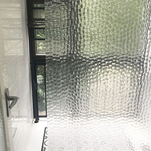 3D Vatten Design Duschdraperi Badrum Vattentät Tyg