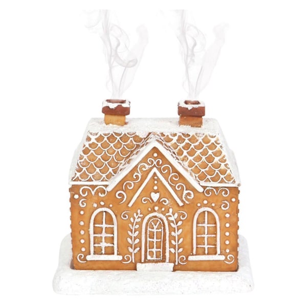 Pepparkakshus Rökelsebrännare, Julstugan Husprydnad Rökelsebrännare