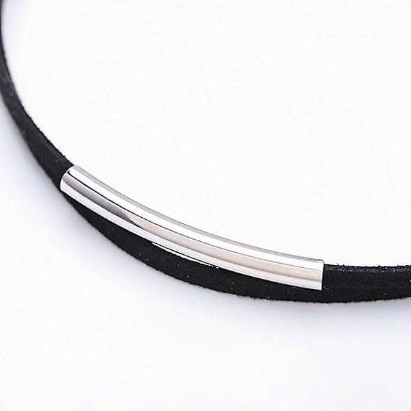 Justerbart svart chokerhalsband för damer och flickor