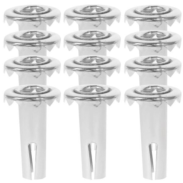 20 ST. Hjulinsats Stålmöbelinsats Socket Grip Ring Hjulinsats (3.1X1.9X1.9CM, Silver)