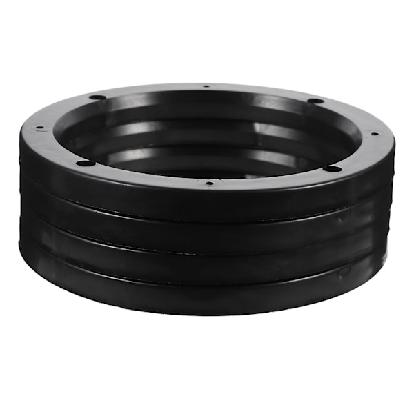 Par av hållbara bilhögtalardistanser Praktisk högtalaradapter Bilhögtalarring (17,5X17,5 cm, Svart)
