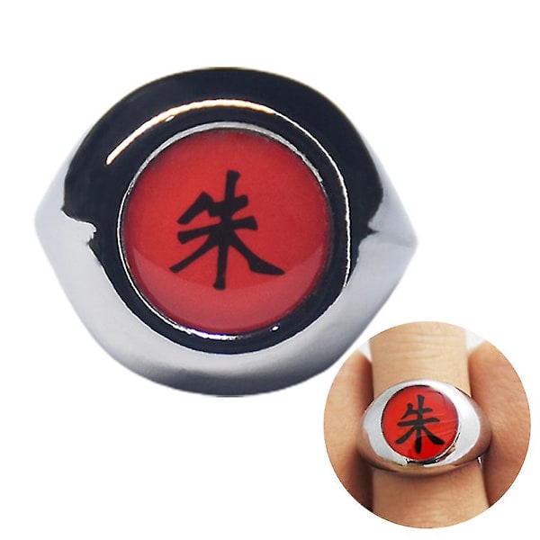 Anime Naruto Akatsuki -sormus Uchiha Itachi -asuasu Cosplay-juhlatarvikkeet Sormukset Lahja