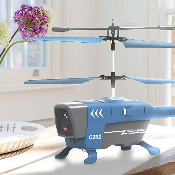 2023 Nya Flygplan Flygande Leksaker Rc Helikopter Pojkar Flickor 2.4g（2.5，Blå）