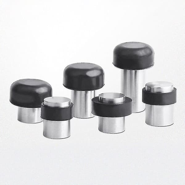 304 rustfrit ståldørstop Anti-kollision silikonebuffer Dør Top Glasdør Sikkerhedsbeskyttelse Møbelhardware