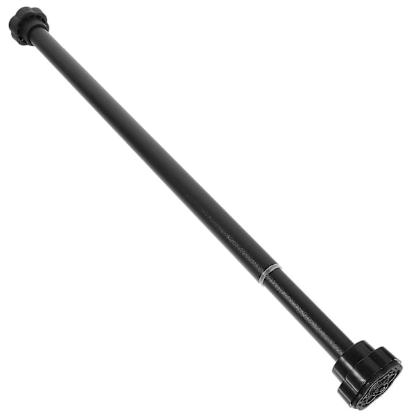 Retractable verhotanko ilman reikää ja kosteutta kestävä irrotettava vaatteidenkuivaustanko (88X5cm, musta)