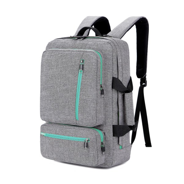 Convertible Laptop Bag Backpack,socko Multi-funktionell Vattenavvisande Messenger Bag Portfölj Business Travel College Laptop Axelväska För Män / Kvinnor