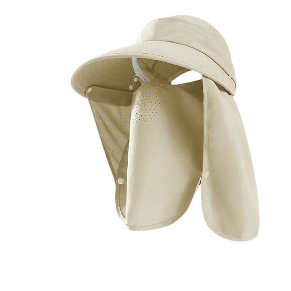 Solhatt, tillverkad av polyester solhatt för ultimat solskydd och andningsförmåga för att hålla dig sval och skyddad (hudton) i sommar