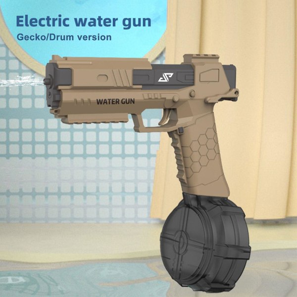 Elektriske vannpistoler Automatiske høyytelsessprøytepistoler Opp til 32 fot rekkevidde Sterkeste vannblåser for voksne og barn Sommersvømmebasseng Be