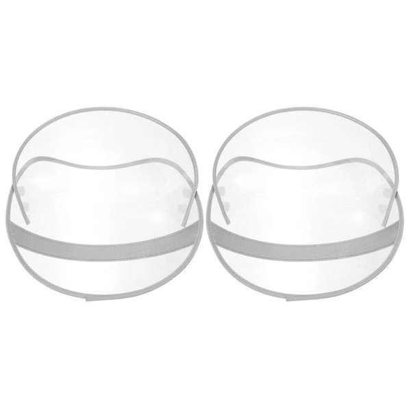 2-pack transparenta kanten utbytbara kanten regnrock kanten poncho tillbehör (31.00X21.00X0.10CM, som visas på bilden)