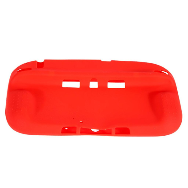 Wii U-konsolens mjuka silikonskydd för hela kroppen (svart)