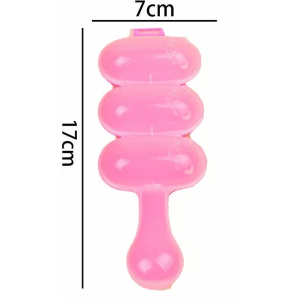 Risbollformar DIY Risboll Shaker Lunch Maker Sfärisk Form Köksprylar Barnmat Dekoration Risbollform (Rosa,)
