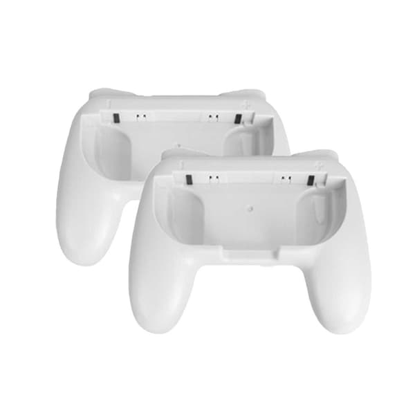 2-pack handkontrollhållare Joy Con-grepp för Switch -joycon (2 vita)