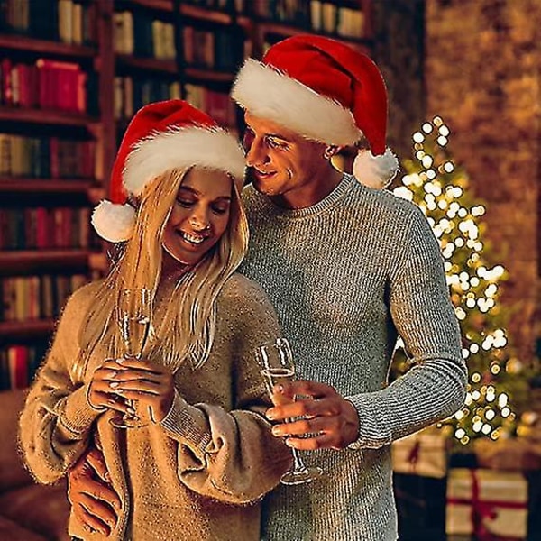 Jultomteluva, Jultomteluva Semester För Vuxna Unisex, Sammet Komfort Extra Tjock Klassisk（1-st）