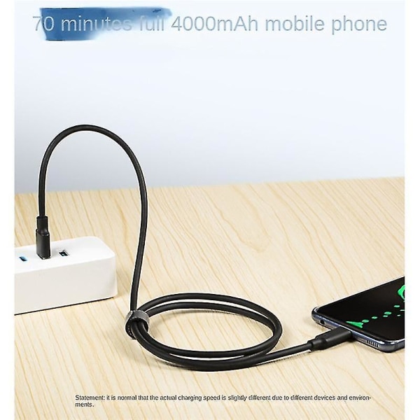 Usb3.2 10gbps Type C-kabel Usb A til Type-c 3.2 Dataoverførselskabel, 1m（Sort）
