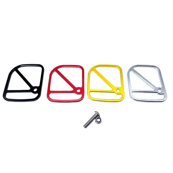 Brompton Aluminium Ny Framgaffel Bromsslangsskydd Fällbar Cykel (Svart)