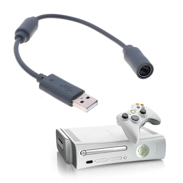 USB Breakaway Dongle Expansionsadapterkabel för Xbox 360 Game Controller