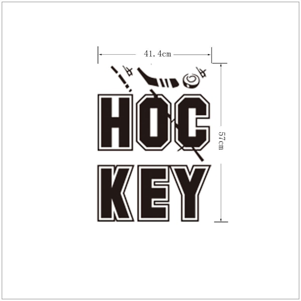 1 st hockey väggdekal