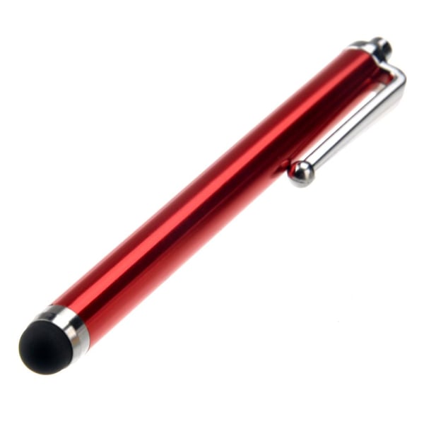 2 stylus-kynää kumisilla kontakteilla (punainen) punainen)