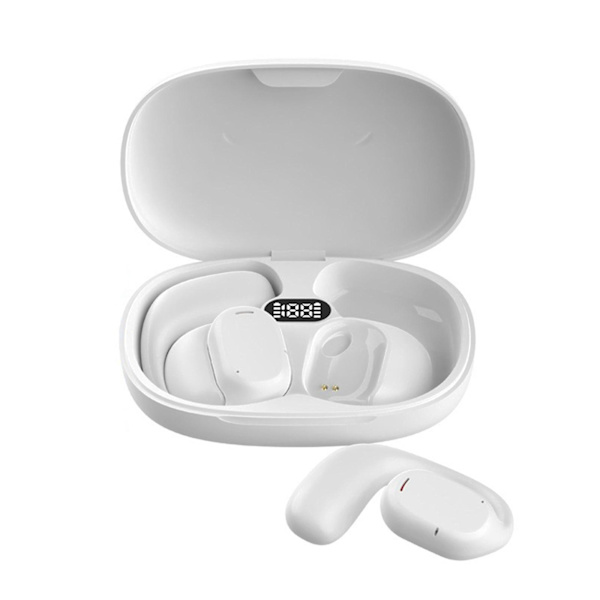 Trådlöst headset Benledande Bluetooth 5.3 headset Örontyp Bluetooth Motion FAN0406（Vit）