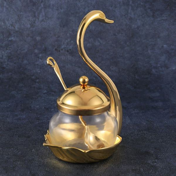 Aluminiumlegering kryddburk kryddbehållare kryddsalt pepparkaffe förvaringsorganisatör Swan Ra