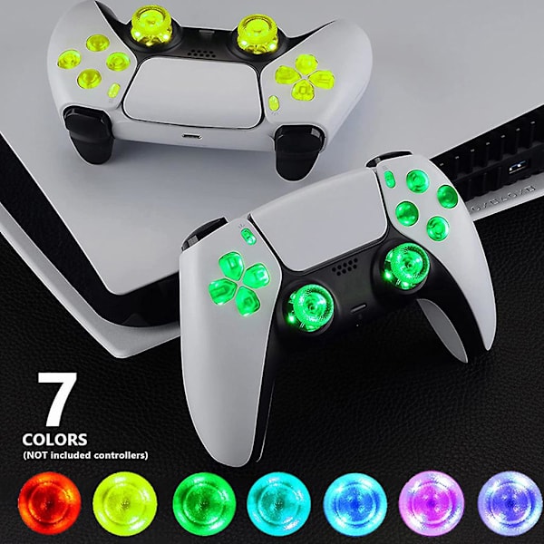 Luminated D-pad Miniatyrer Ansiktsknappar (dtf) Kit (Paket C)