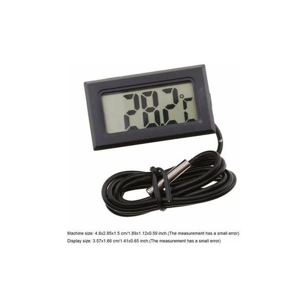 Digital termometer hygrometer, mini sond ombord temperaturmätare
