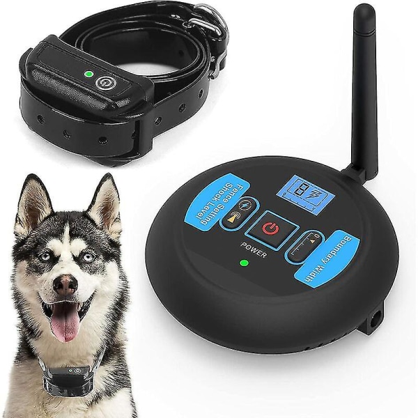 Trådløst elektronisk hundegårdssystem, usynligt kæledyrsgrænseindhegningssystem