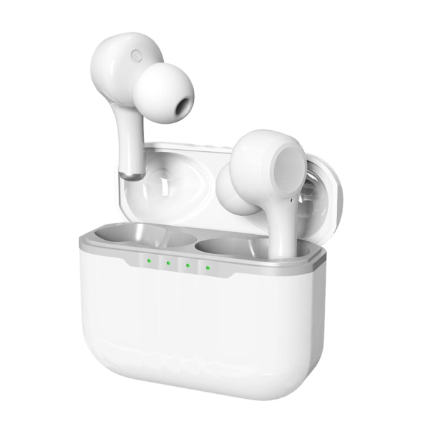 J7 Bluetooth-headset trådlöst in-ear ANC/ENC dubbla mikrofon brusreducerande Bluetooth-headset privat modell (vit)