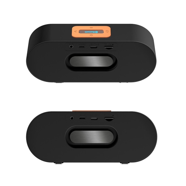 Bärbar högtalare Bluetooth-högtalare Bluetooth 5.0 Även TFCard, AUX-kabel（Svart）