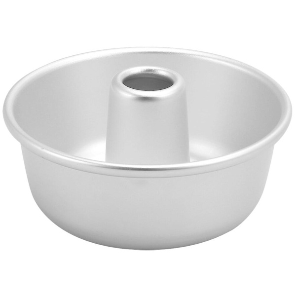 Husholdningskageform i aluminiumlegering, bageform i aluminiumlegering, non-stick kageform, husholdning (10,00X10,00X3,80CM, sølv)