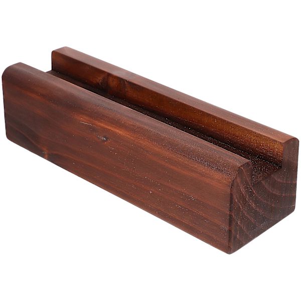 Gulv speil base tre speil ramme tre gulv speil brakett gulv speil støtte base (25.00X8.00X7.00CM, som vist på bildet)