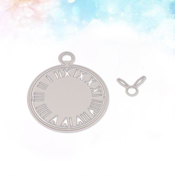 2 st/set Scrapbook-stansil Metallritningsstans (Silver)