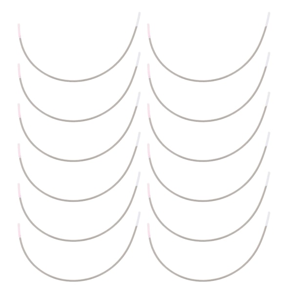 25 par underwire i rostfritt stål ringar bh underkläder stöd ringar bh accessoarer (13,2, silver)