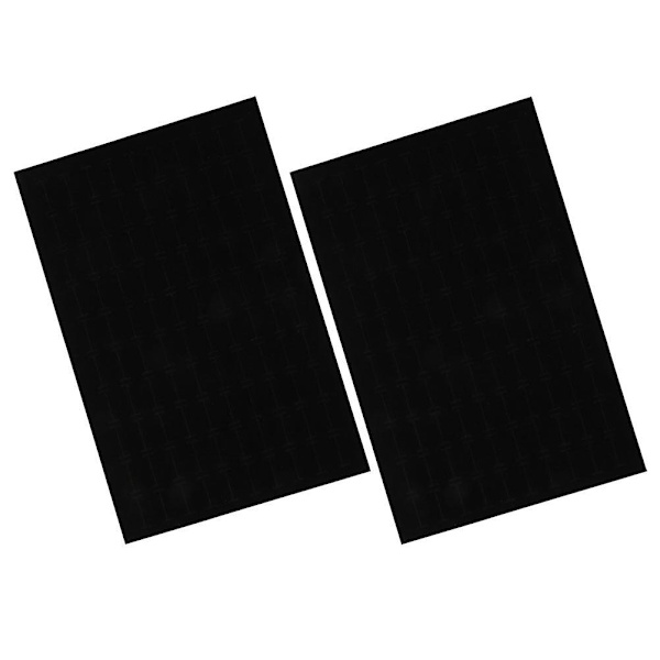 2-pack smyckeskrin svampfoder kudde örhänge låda svampkudde skyddande smyckeskrin svamp (28.00X18.00X1.20CM, svart)