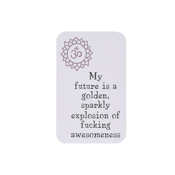 Papirkort Positivitetskort Motivasjonsfrase 16 stk Kreative Morsomme Oppmuntrende Setninger Hilsenetiketter
