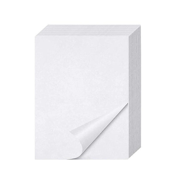 20 ark diamantritnings-frigørelsespapir A5 non-stick papir diamantritningsartikler (21X14,8 cm, hvid 1)