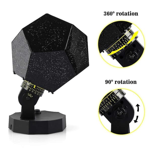 Diy Science Sky Projection Night Light Projector Lamp, Phantom Star Projector Night Lamp Med 5 Färger För Barn Vuxna Sovrum