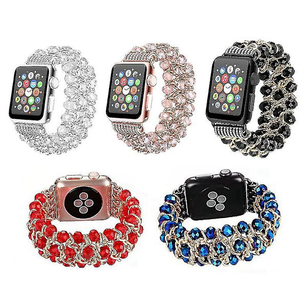 Sopii Apple Iwatch765421/se -ketjuhelmi rannekoru Apple Watch -koru ranneke（38 40 41mm, sininen）