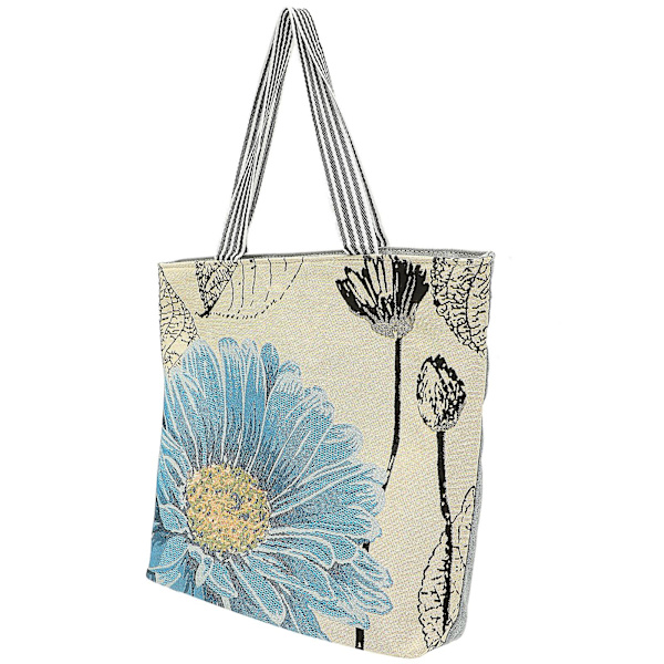 Genanvendelig indkøbspose, shoppingpose, casual skuldertaske, strandtaske, lærredstaske (44X37X9CM, billede 2)