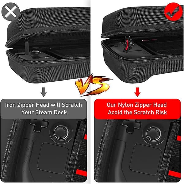 Steam Deck Konsol Speltillbehör Organizer Resväska