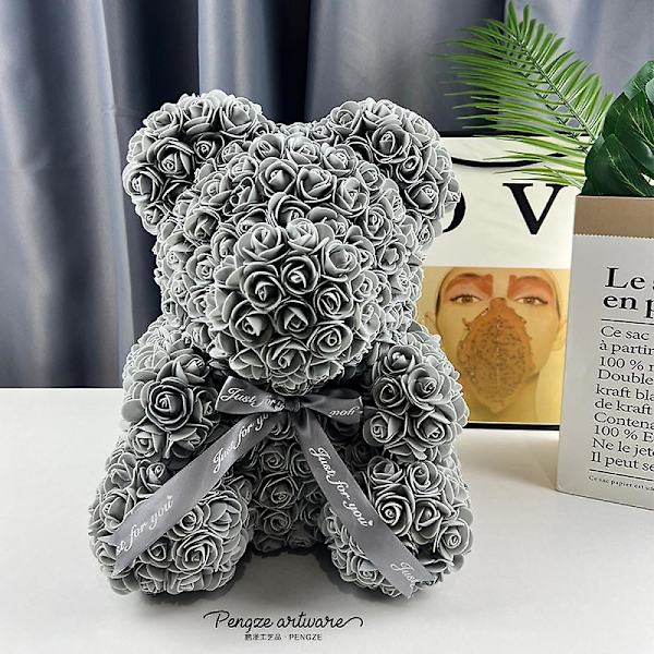 Simulated Forever Rose Teddy Bear Craft Perfekt romantisk present
