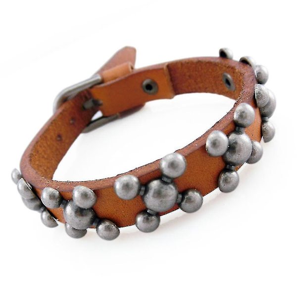 Enkelt Læderarmbånd til Mænd