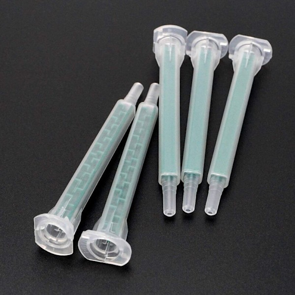 20 st statiska blandningsmunstycken, epoxilim appliceringsmunstycke, plastblandningsmunstycke för AB-pistol 50 ml/1,7 oz (1:1/1:2-förhållande)