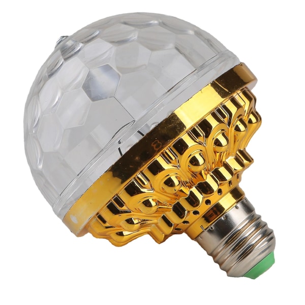 Roterande färg LED-lampa-Disco Ball Color Bulb-3W Färgglad RGB LED-ljus-E27  färg LED-lampa-RGB-lampa 77e8 | Fyndiq