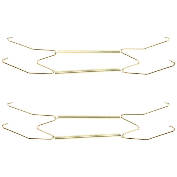 2-pack osynliga väggpanelhängare för hushåll, dekorativa tallriksställ, väggpanelhängare (23X4.4X2CM, guld)