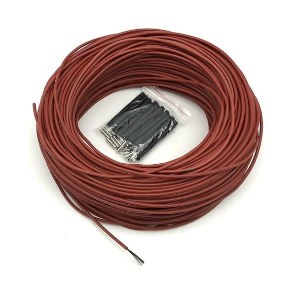Billigt kolvarmt golvvärme kabel kolfiber värmetråd elektrisk hotline ny infraröd värme（20m）