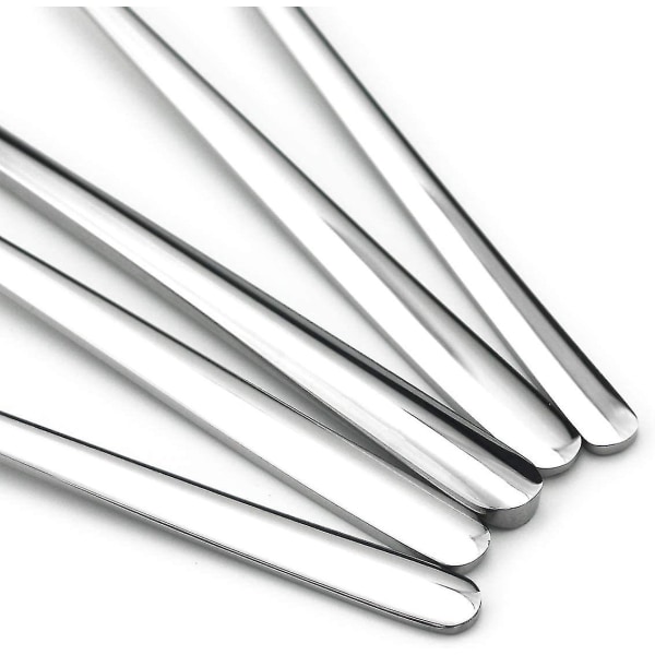 Silver Silverware Set, 5-delad 304 Rostfritt Stål Bestick Set