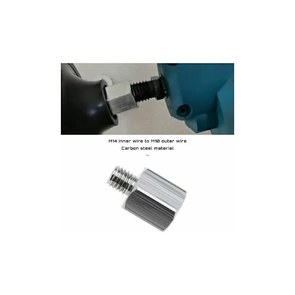 M14 hona till M10 hane adapter för vinkelslip polermaskin kraftverktyg gränssnittskontakt omvandlare